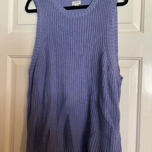 J. Crew Women's Periwinkle Knit Tank Top